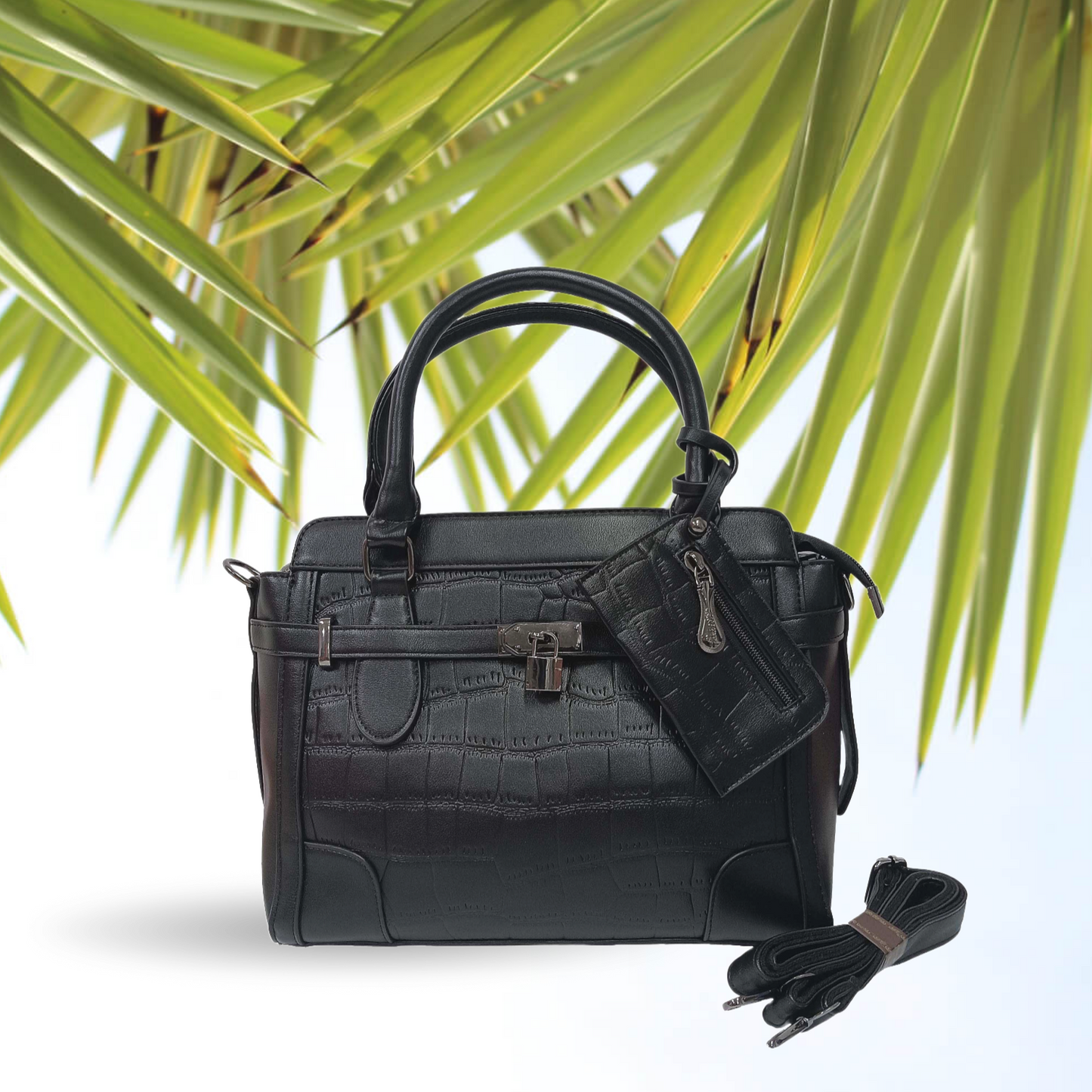 Croco Patterns Women's Satchel Bag