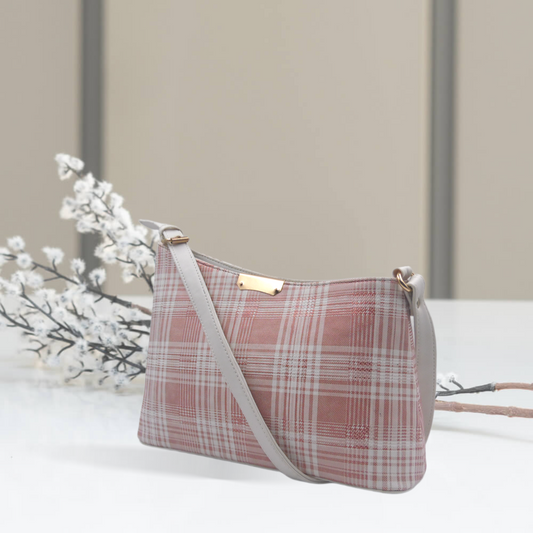 Chic Plaid Shoulder Bag