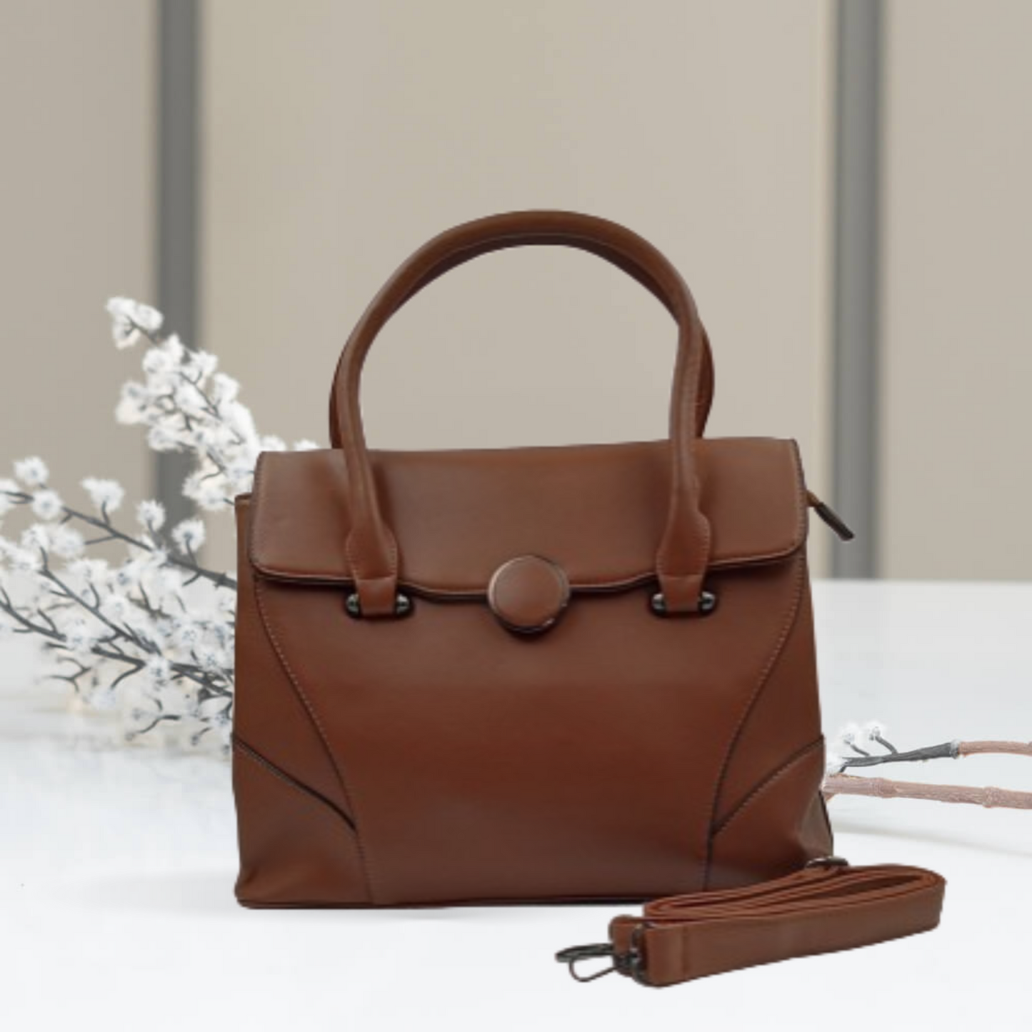 Versatile Chic Handbag Available in Four Stylish Colors