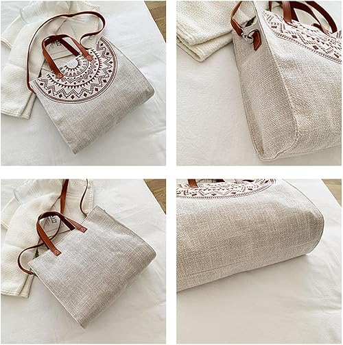 Women Mandala Ethnic Print Tote Bags