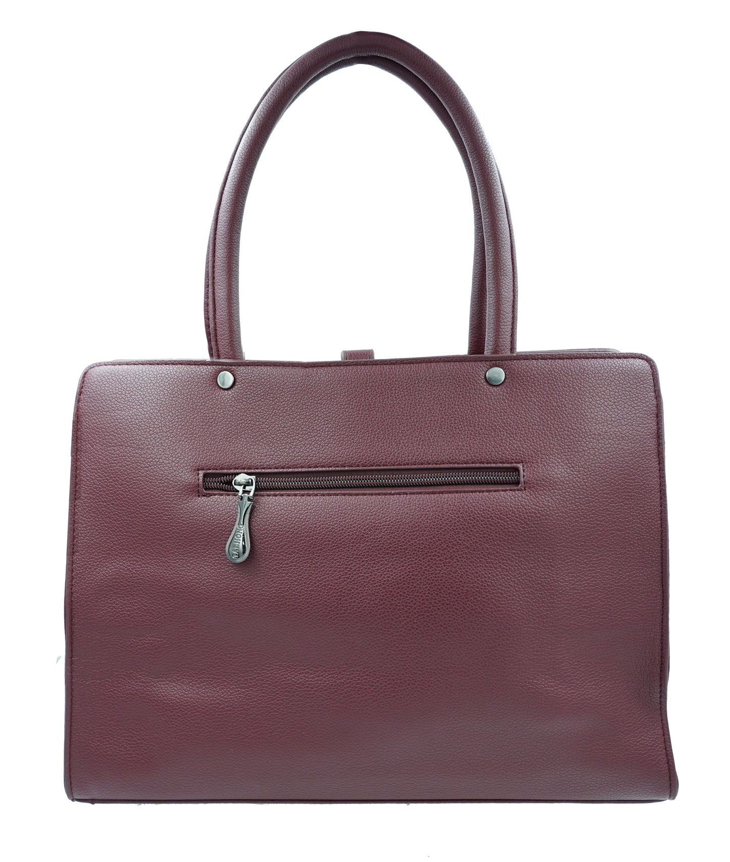 Sophisticated Faux Leather Hand Bag with Adjustable Strap