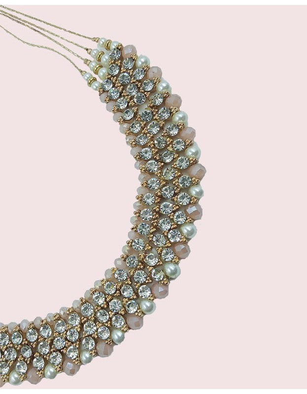 Handcrafted Pearl Beaded Necklace (SW-SJ-59)