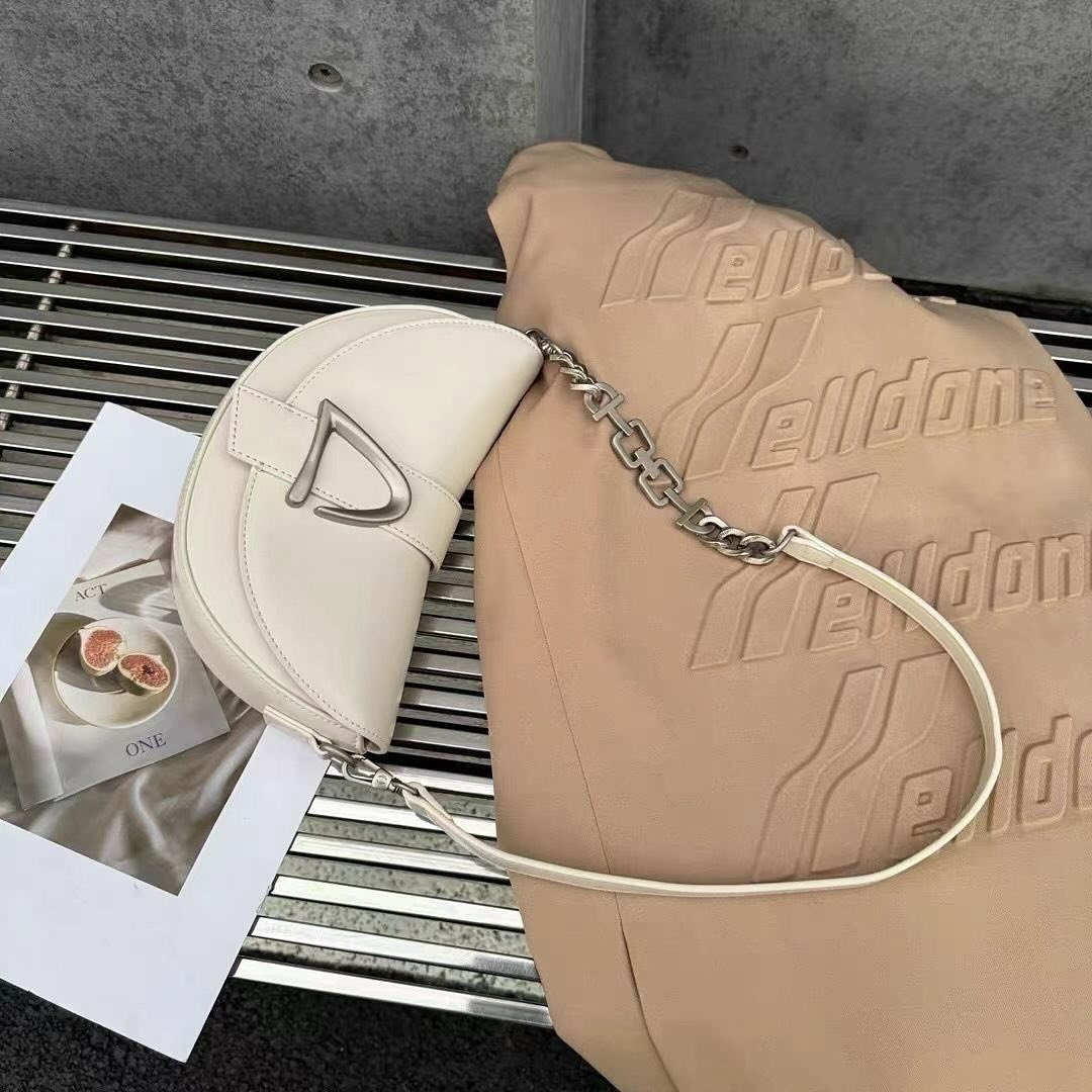 Elegant Semi-Circular Shoulder cum sling Bag