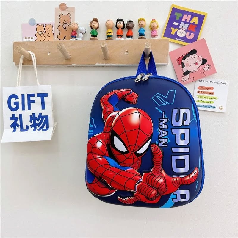 3D SpiderMan Kids Backpack I Kindergarten school bag | 3D Toddler school bag