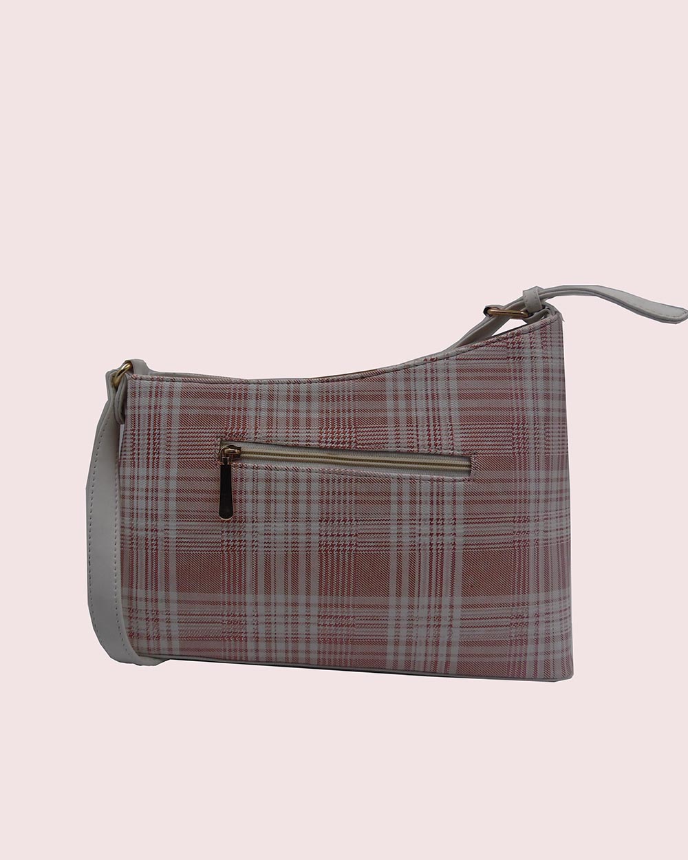 Chic Plaid Shoulder Bag