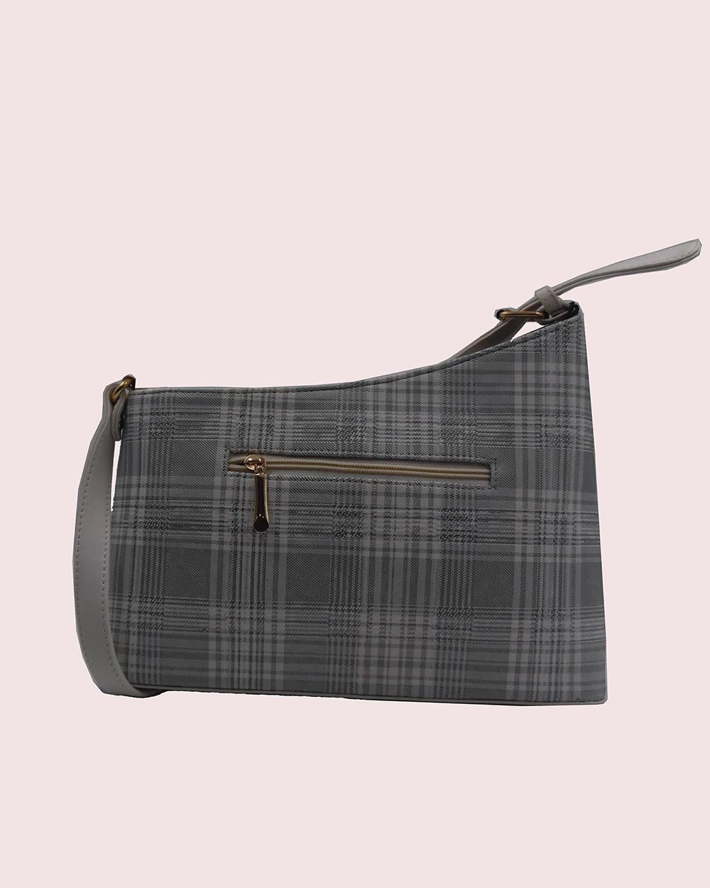 Chic Plaid Shoulder Bag