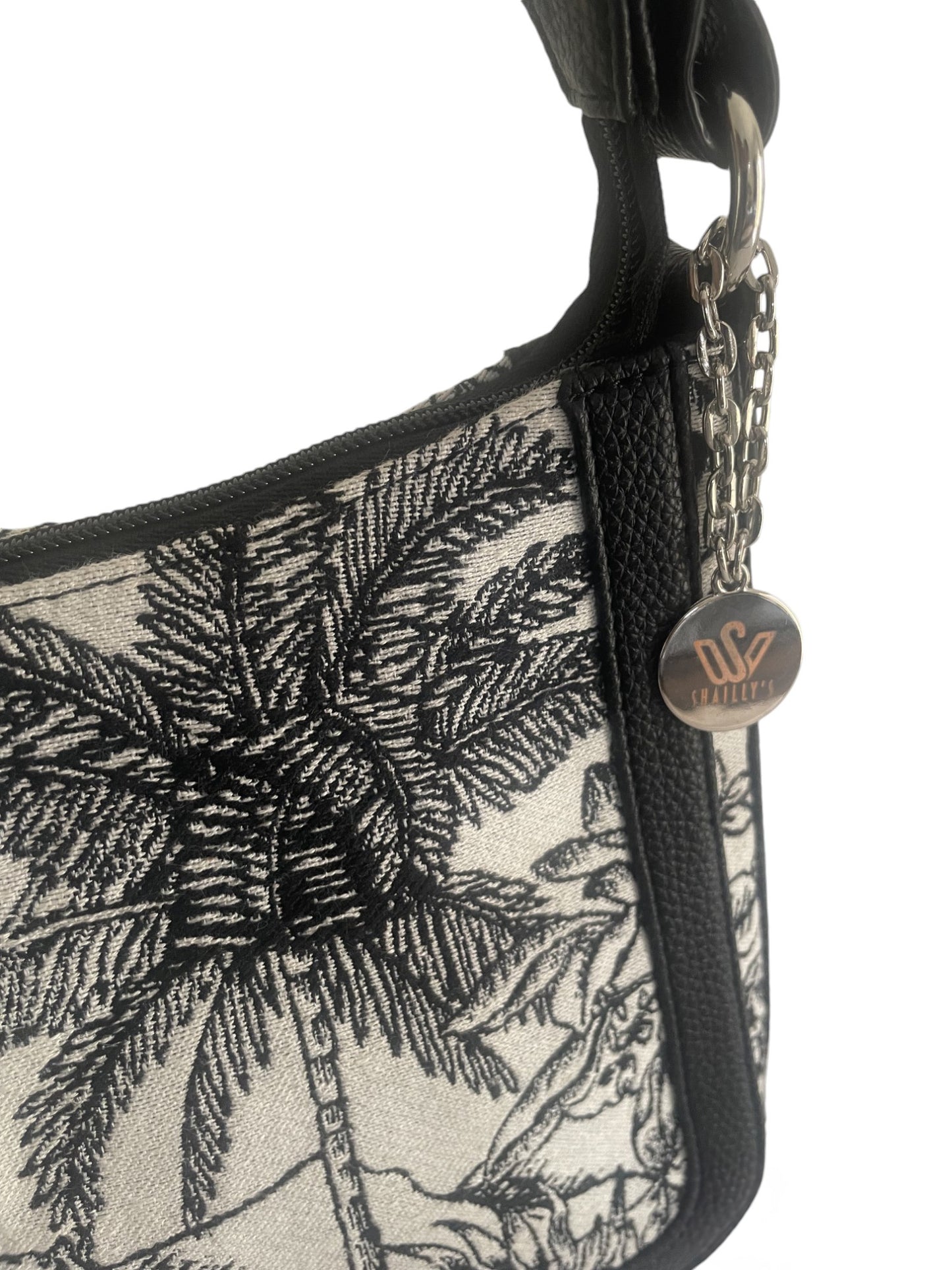 Urvi Tropical Jacquard Shoulder Bag