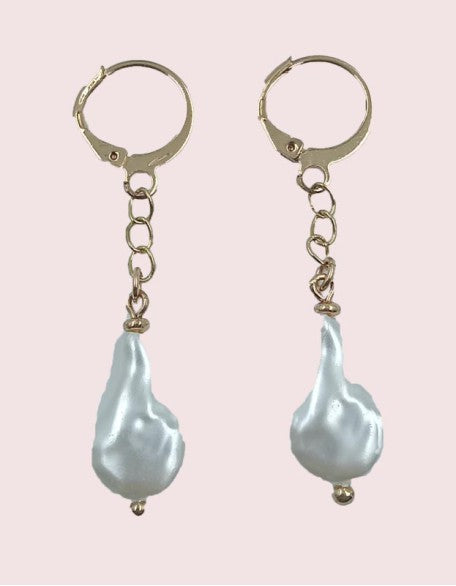 Long Drop Pearl Earrings (SW-SJ-07)