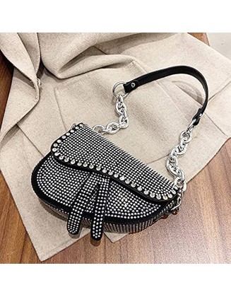 Embellish sling bag in silver color for women