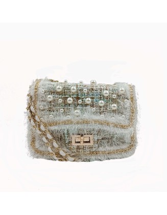 Luxury colorful pearl sling bag (SW-AL-22)