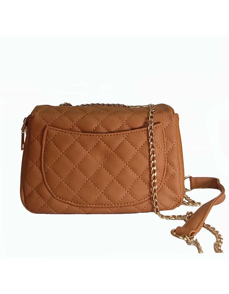 Quilted sling bag with chain strap (SW-BJ-20)
