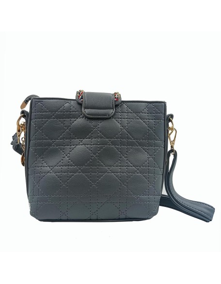 Bucket style sling Bag in grey color (SW-BJ-22)