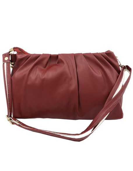 Latest & Stylish Fashion maroon color Sling Bag For Ladies Shoulder Cloud Hand - Held Bag With Chain for Girls Women With Detachable Strap