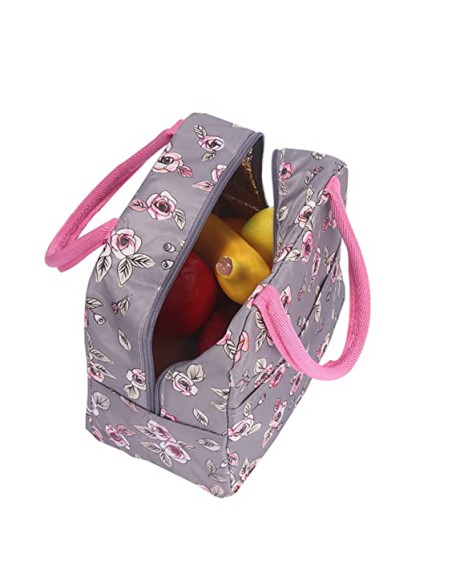 LUNCH BOX BAG IN ROSE GREY COLOR FOR WOMEN'S, MEN'S & KIDS