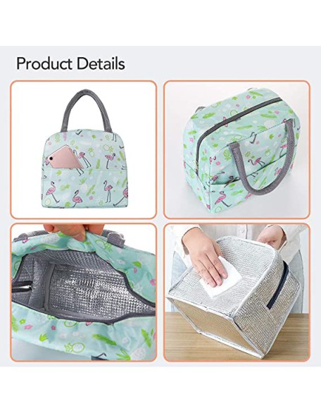 LUNCH BOX BAG IN GREEN COLOR FOR WOMEN'S, MEN'S & KIDS