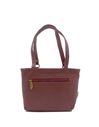 Debossed Small Handbag In Mauve Color For Women's 