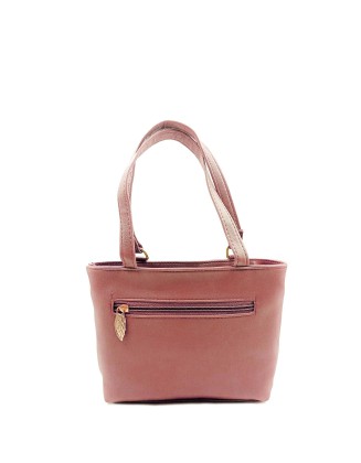 Debossed Small Handbag In Pink Color For Women's 