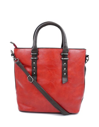  RED COLOR TOTE BAG FOR WOMEN'S (SW-PA-08)