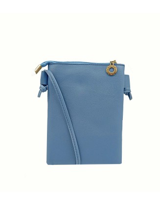 SKY-BLUE COLOR MOBILE SLING BAG FOR WOMEN