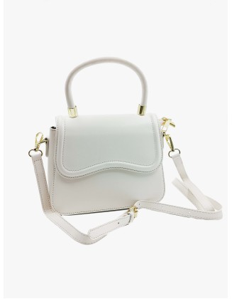 NEW FASHIONABLE SLING BAG IN WHITE COLOR 