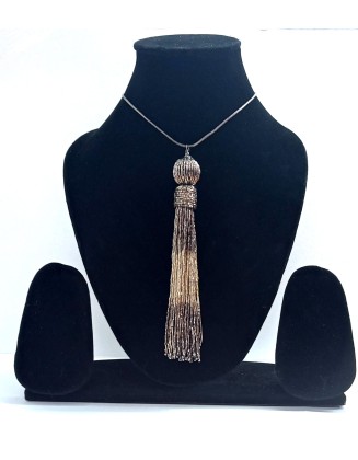TASSELED LONG CHAIN WITH PENDANT (SW-D-12)