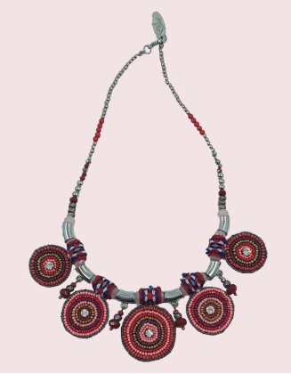 BEADED ROUND NECKLACE (SW-D-09)