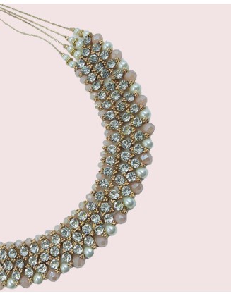 HANDCRAFTED PEARL BEADED NECKLACE (SW-SJ-59)